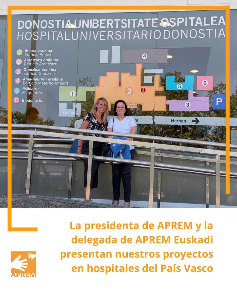 APREMprematuros's tweet photo. Concha Gómez, presidenta de APREM y Astrid Ulnos, delegada en Euskadi, se reúnen con profesionales de neonatología y enfermería en el H.U. Donostia y el H.U. Cruces para comenzar a implantar proyectos de #APREM que mejoran el apoyo a las familias de #prematuros del País Vasco. https://t.co/2Hdh2EnSVt
