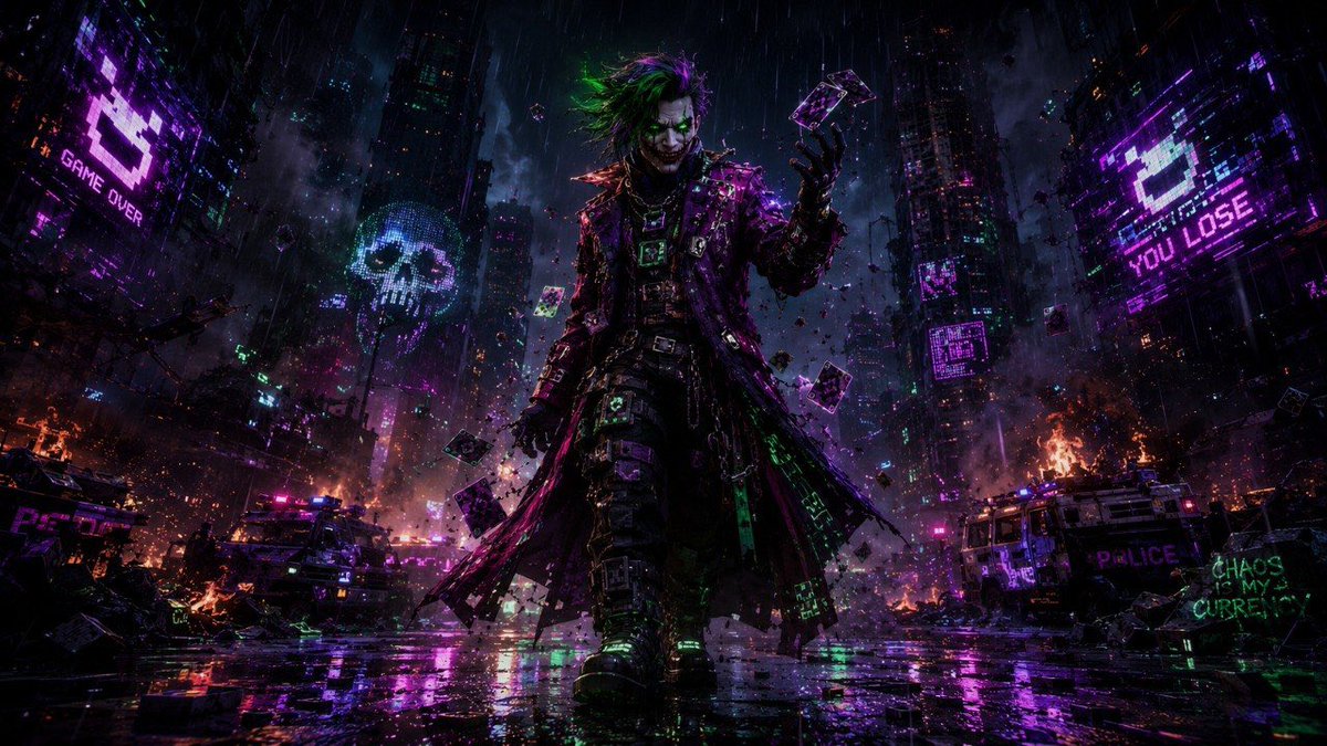 Weltsystem's tweet photo. GAME VISION WE WANT REAL QAULITY AND REAL VALUE. 

THIS IS JOKER 🃏💎 https://t.co/knNgJk1RXK