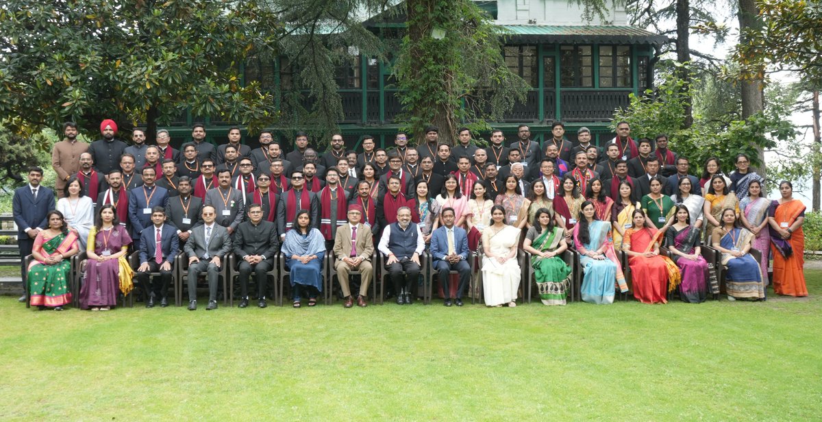 LBSNAA_Official's tweet photo. The 25th Round of Mid-Career Training Program Phase-III for IAS Officers concluded at LBSNAA on 05/06/2026, focusing on equipping officers with skills for leadership roles, citizen-centric governance, and effective public service delivery. https://t.co/EMbYDSZ26C
