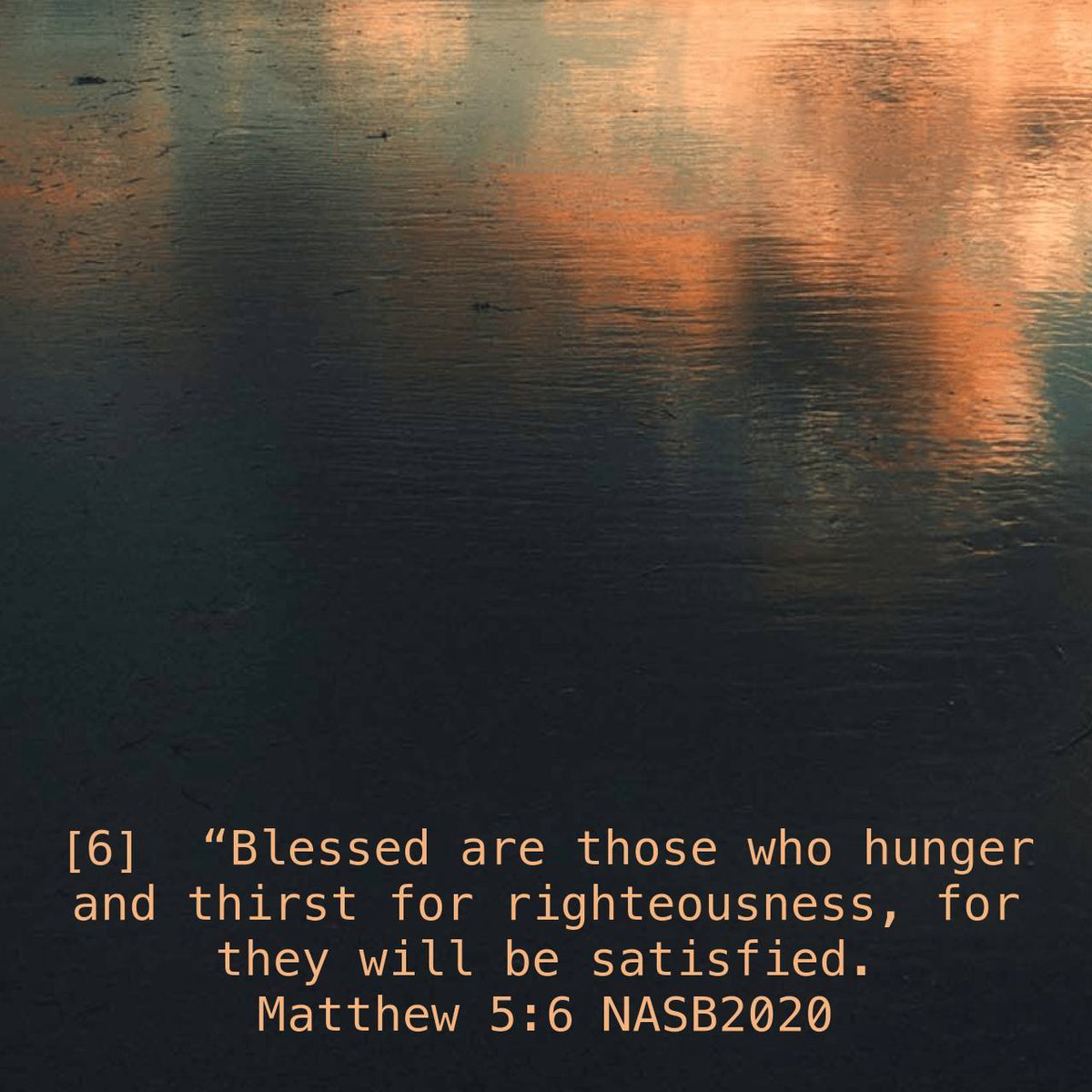 augie260's tweet photo. Matthew 5:6 NASB2020
[6]  “Blessed are those who hunger and thirst for righteousness, for they will be satisfied.

https://t.co/S5eYcEoDPf https://t.co/mQTIV8Rih7