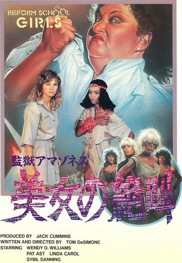 Killer_InsideMe's tweet photo. トム・デ・シモーネ監督作、監獄アマゾネス／美女の絶叫 (1986)を見る。悪辣な所長と管理人が牛耳る矯正施設に送られた不良娘が様々な軋轢の末に…。どの程度リアルなのか判然としないファンタスティックな施設で展開する一種の監獄物で、キャラ立ちした連中の絡み合いが楽しめるキワモノ映画の佳作。 https://t.co/yDBUrhUpnf