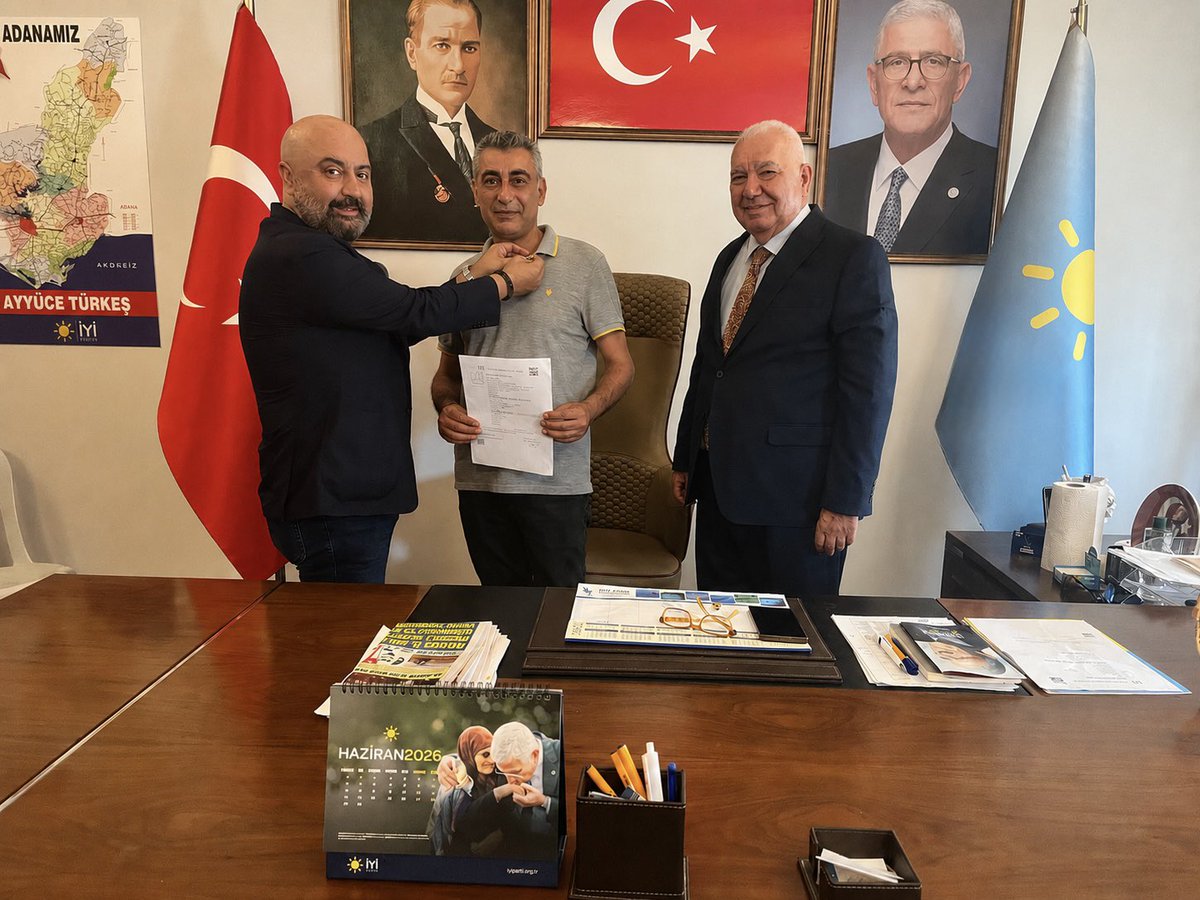 iyipartiadana_'s tweet photo. İl Başkanımız Sayın Av. Batur Eroğlu, İl Başkan Yardımcılarımız ile birlikte Seyhan İlçe Başkanımız Sayın Tarkan Kanat Arıkoğlu ve Seyhan İlçe Teşkilatımızı ziyaret etti.

Ziyarette, teşkilat çalışmalarının mevcut durumu değerlendirilirken önümüzdeki dönemde gerçekleştirilecek faaliyetler ve saha çalışmaları hakkında görüş alışverişinde bulunuldu. Ayrıca güncel siyasi gelişmeler üzerine istişarelerde bulunularak teşkilatımızın hedefleri ve yol haritası ele alındı.

Seyhan İlçe Başkanımız Sayın Tarkan Kanat Arıkoğlu’na ve ilçe teşkilatımıza teşekkür ediyor, çalışmalarında başarılar diliyoruz.

@iyiparti 
@batur_eroglu 
@ayyuceturkestas 
@iyipartiseyhan1 
@tkarikoglu