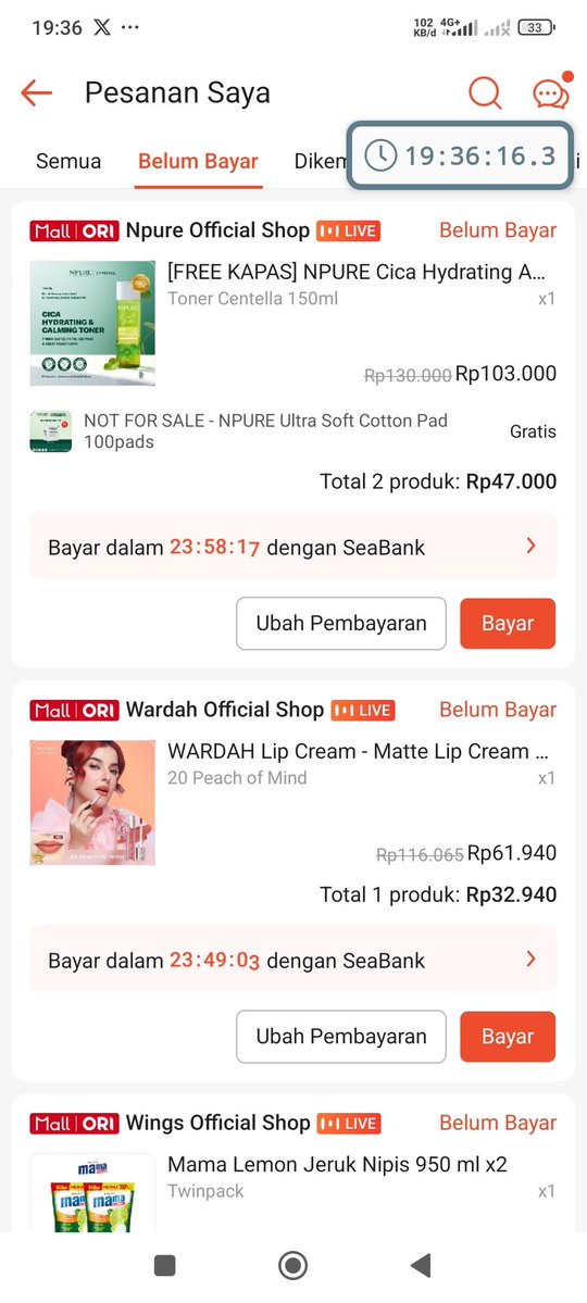 fsweetv's tweet photo. @i_m_mortal_ Worth it ga kak? Brrti all produk nempel ya kak, ga harus ada logo live extranya... https://t.co/vh47ogz0C5