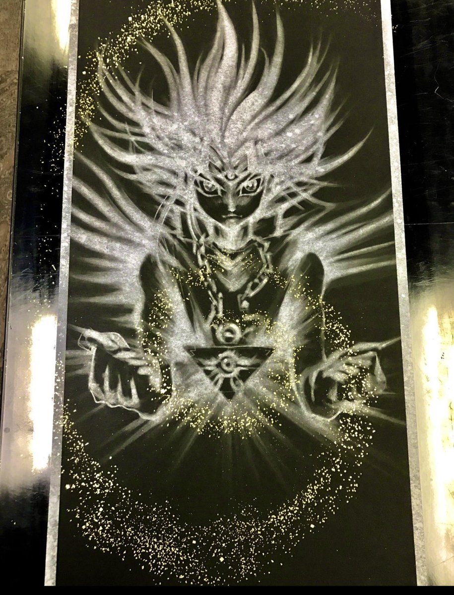 Kazuhiko_Yaku's tweet photo. 誕生祭に、高橋さんが描かれた遊戯に、私が金箔を砂子した一枚を🍀🙏🏻🍀 https://t.co/gN4Nf3eFd5