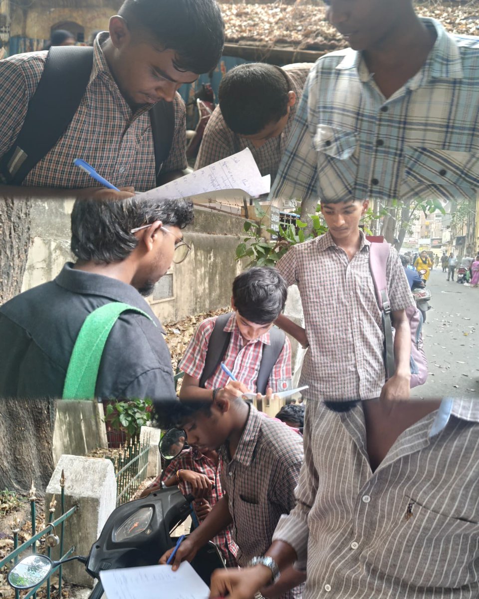 sficcdc's tweet photo. இன்று (05/06/2026) நீட் தேர்வை ரத்து செய்யவும்,NTA நிறுவனத்தை கலைக்க கோரியும் ELM மேல்நிலைப் பள்ளியில் மாணவர்களிடம் கையெழுத்தியக்கம் நடத்தப்பட்டது.இதில் மாவட்ட தலைவர் தோழர்.ரவிச்சந்திரன் மற்றும் மாவட்டக்குழு உறுப்பினர் தோழர். முத்து கருப்பன் பங்கேற்றனர். 

SFI - மத்திய சென்னை. https://t.co/3q4VG2Quf0