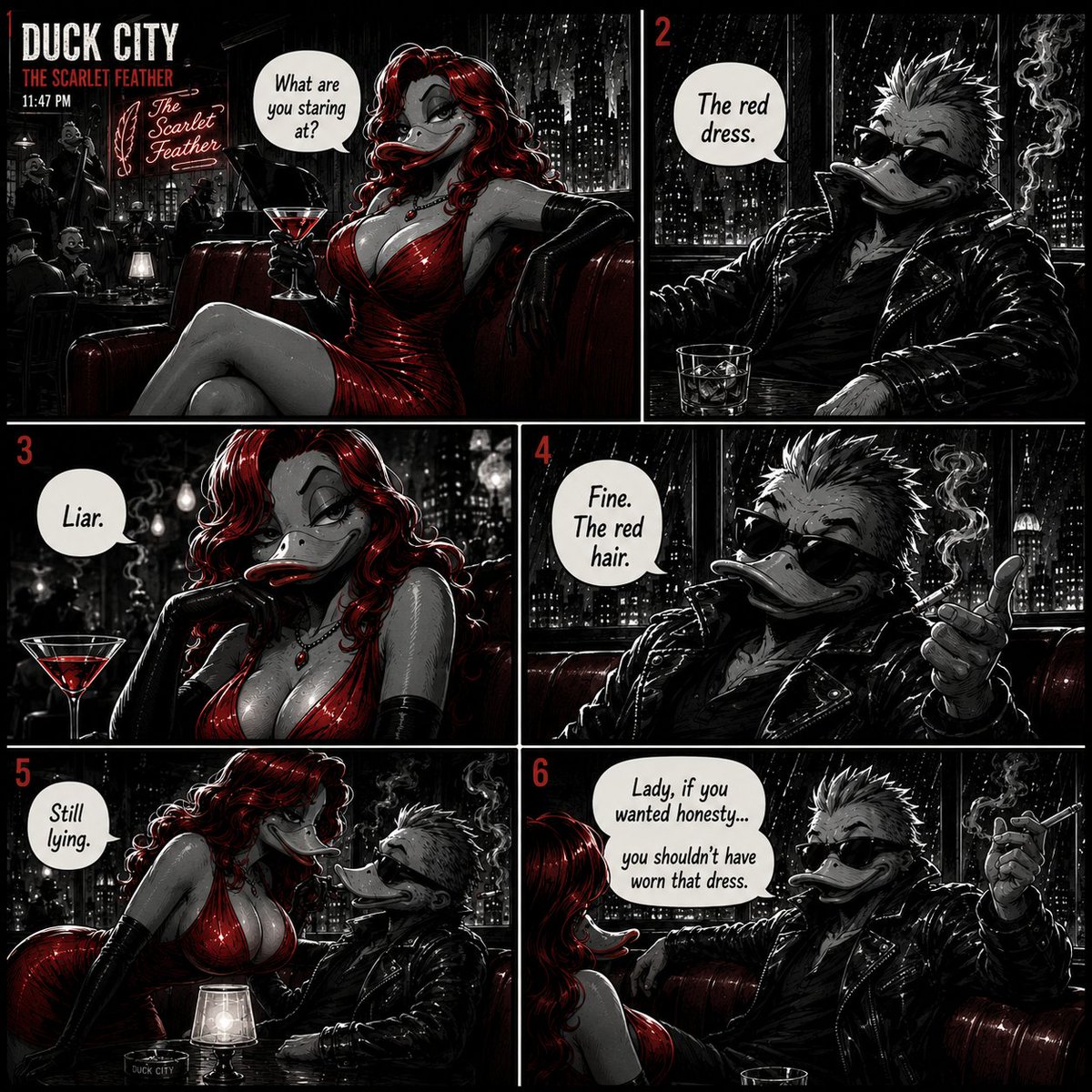 WTDxrpl's tweet photo. Duck city
Mama Duck -chapter 2
The Red Dress π
"What are you staring at?"
#DuckIt #mamaduck #WTD https://t.co/j2dWnXXWk7