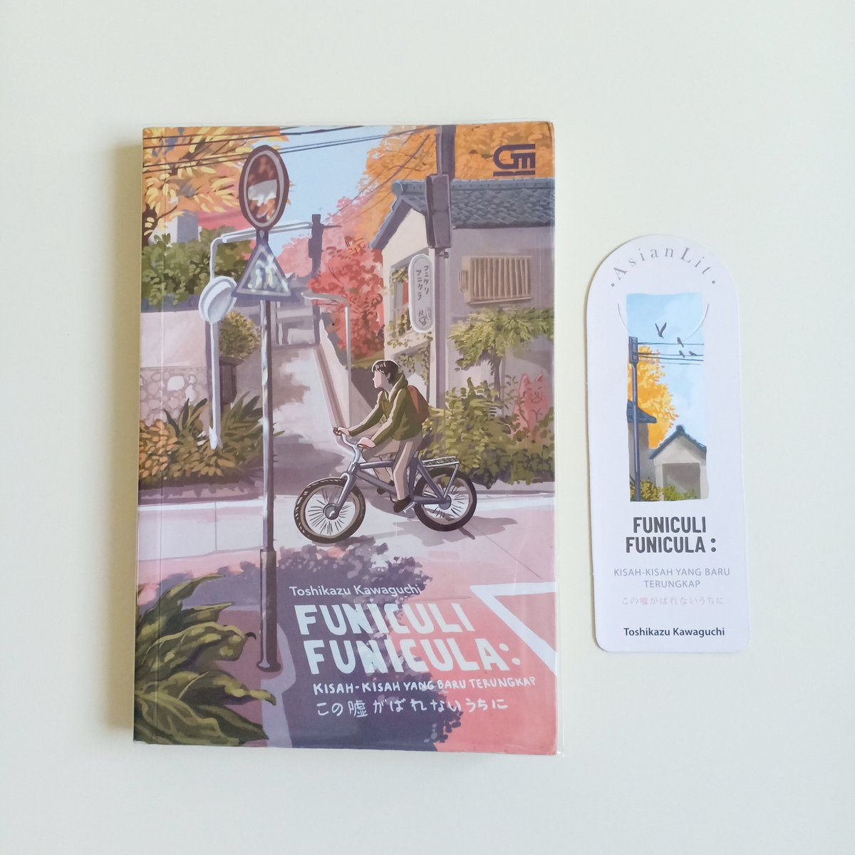 dejunieyo's tweet photo. ⋆. 𐙚 ˚ wts // want to sell

📖 funiculi funicula 2 by toshikazu kawaguchi

💵 45k
✅ bisa keep (with dp) 
📍jakarta

t. preloved buku novel original softcover j-lit https://t.co/0rMc3cb59V