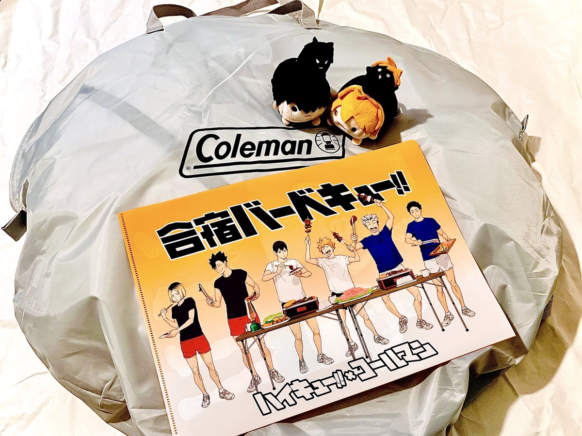 tmok_aaa's tweet photo. ポップアップテント買った！
こーるまん はいきゅとコラボしてくれてありがとうの誠意 https://t.co/3mGao8cBxv