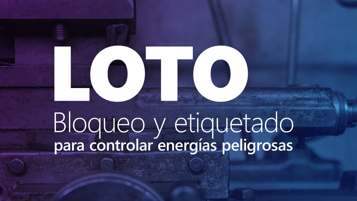 ADRFormacion's tweet photo. Curso de LOTO: bloqueo y etiquetado para controlar energías peligrosas

https://t.co/WM5NFwRCzc

Domina LOTO (Lockout/Tagout) y la consignación: aplica el paso a paso, define roles y verifica la ausencia de energía antes del mantenimiento. https://t.co/RvPHi0YtkN