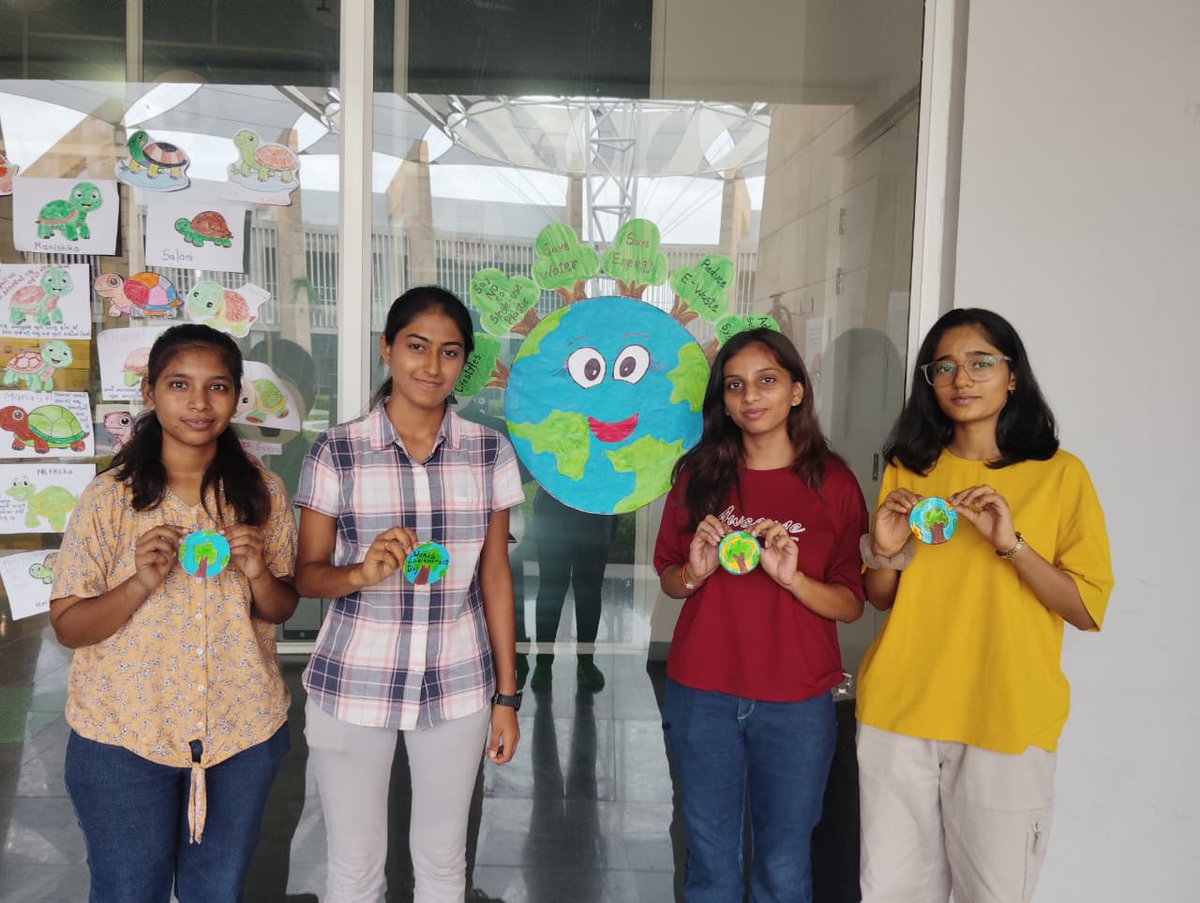 InfoGujcost's tweet photo. #WorldEnvironmentDay2026 celebrations are in full swing across #Gujarat !

Students enthusiastically participated in a wide range of engaging and educational activities at the Regional Science Centres (#RSCs) and Community Science Centres (#CSCs) of @InfoGujcost. 

From #tree plantation drives and nature walks to climate awareness sessions, quizzes, poster and drawing competitions, seed ball making, environmental games, expert talks, and much more, the celebrations are inspiring young minds to become #champions of #environmental conservation.

Together, we are learning, exploring, and taking action for a greener future.

#WorldEnvironmentDay2026 #GUJCOST #EnvironmentDay #ClimateAction #GreenGujarat