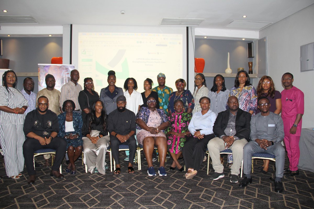 LagosPHCB's tweet photo. The Lagos State Primary Health Care Board (LSPHCB), in partnership with mDoc, convened a Co-Creation Workshop on Digital Health Architecture and the Eko Digital Self-Care Initiative in Ikeja.

The workshop brought together directors, programme managers, digital health experts, and other key stakeholders to collaboratively design innovative solutions aimed at strengthening Primary Health Care (PHC) service delivery across Lagos State.

In his welcome address, the Director of Digital & Health Transformation LSPHCB, Dr. 'Ladi Abudu, stated that the workshop aligns with the Lagos State Government's THEMES+ Agenda, particularly in the areas of PHC strengthening, Ilera Eko health financing, and health sector digitalization.

According to him, the key objectives of the workshop included the introduction and co-design of the Eko Digital Self-Care for All Initiative; alignment on a Community-Governed Modular Digital Reporting System for PHC transformation and utilization of the https://t.co/vE08tZVDIE Dashboard to enhance data-driven decision-making. 

Dr. Abudu emphasized that the initiative is expected to enhance digital health governance, improve service delivery, strengthen community participation, and support the development of a scalable, data-driven PHC system that will advance healthcare outcomes across Lagos State.

The workshop underscores LSPHCB's commitment to leveraging digital innovation and strategic partnerships to transform primary health care delivery and achieve universal health coverage for all Lagos residents.
#lagosphcb #lsphcb #agreaterlagosrising 
@followlasg @ProfAkinAbayomi @gbenga_omo @kemskis 
@Ibrahim2572 @LSMOH @NphcdaNG @Mr_JAGs