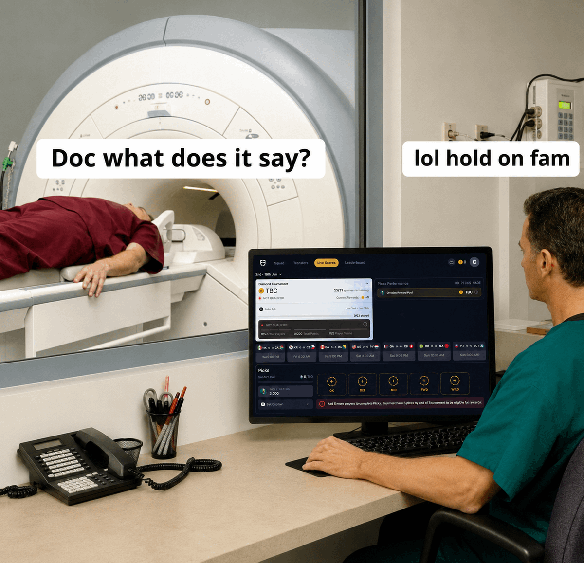 sportfun's tweet photo. To be fair, you'd do the same if there were $30,000 worth of rewards on a FREE FOOTBALL FANTASY GAME.

Join the FUN 👇 https://t.co/x0OtAJaopT