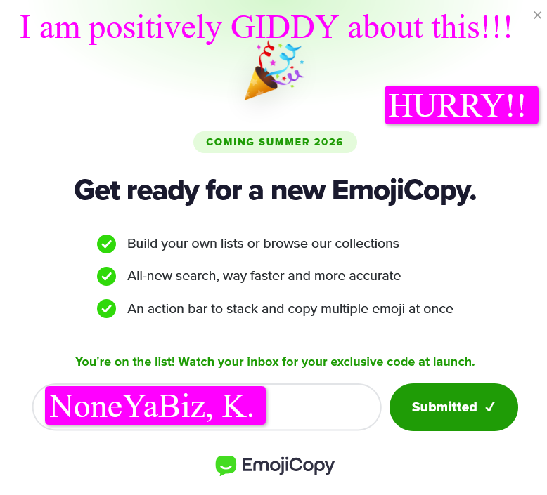 AlmostHollis's tweet photo. #EmojiCopy SOME companies actually do things RIGHT!!!
#Emoji
#EmojiNerds #BestEmojisEVER
#ComingSummer2026 https://t.co/9UIxkQXY8G