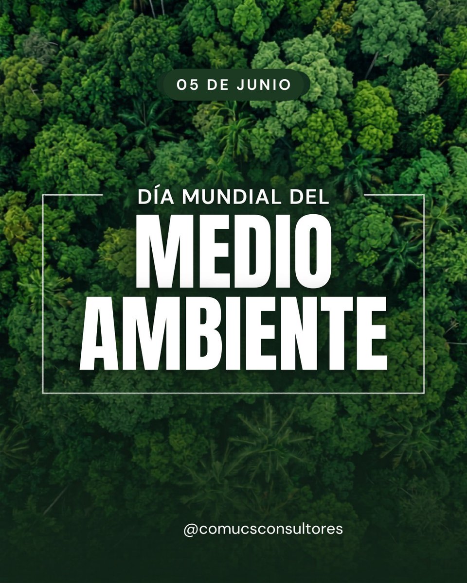 luzmr25's tweet photo. Hoy celebramos el Día Mundial del Medio Ambiente y queremos recordar que las grandes transformaciones empiezan con pequeñas acciones corporativas.

Desde la comunicación podemos ir más allá del discurso y adoptar un compromiso real con el planeta. https://t.co/pXoAm3gkWc