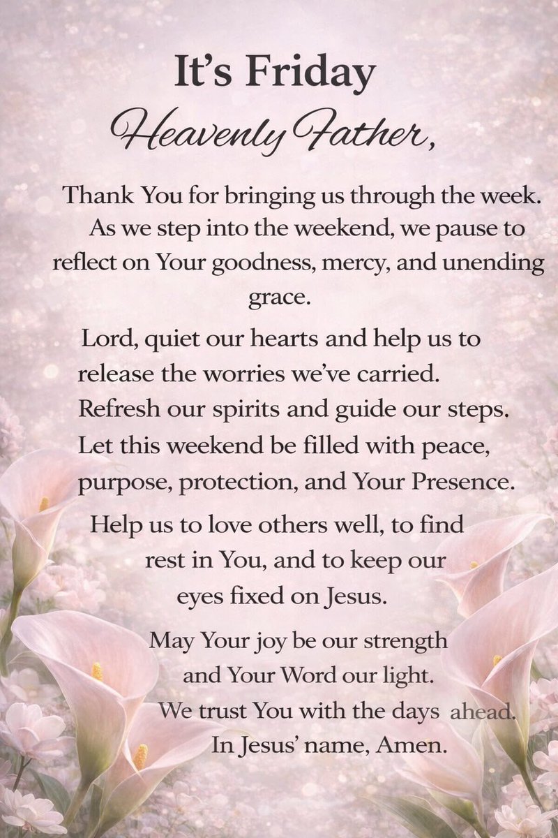 AMommaWithFaith's tweet photo. Thank God it is Friday! This is a great day to be a blessing however the LORD sees fit, in Jesus Name. God is faithful, compassionate and His love NEVER fails!💌 https://t.co/OhukISR4EB