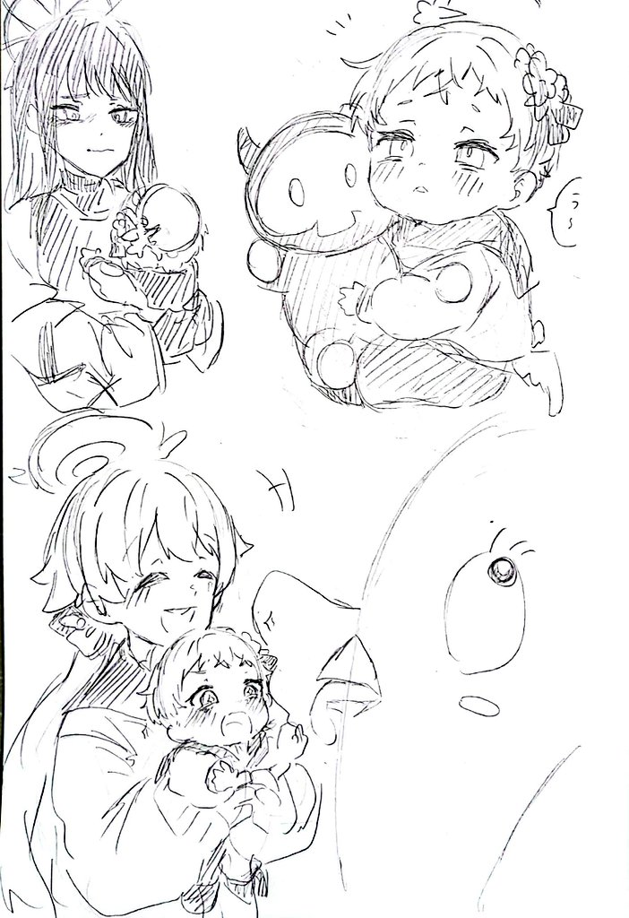 hu_sukekunn's tweet photo. お題箱から「赤ちゃんアズサ」描きました https://t.co/TZGNZ1cIT2