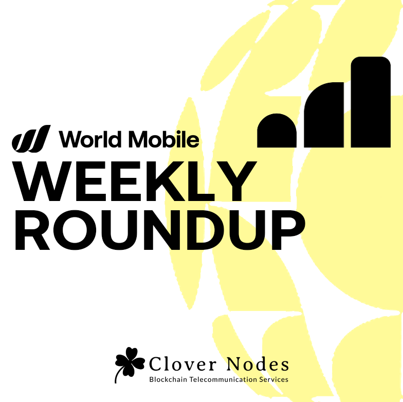 CloverNodes's tweet photo. Happy Friday 🍀 Mobilers!!!

A lot happens in the 
@WorldMobileTeam
 ecosystem every week and it is easy to miss some of the biggest updates, launches and milestones shaping the network.

So here is your weekly breakdown of everything important happening across the ecosystem 👇

From telecom growth to infrastructure, partnerships, nodes, rewards and ecosystem expansion.

Everything in one thread.

🗒️ Weekly Roundup starts now 😎

🧵 Let’s get into it: