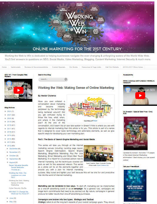 WorkingTheWeb2W's tweet photo. Here’s a useful read! Check out: #Working the Web: Making Sense of Online Marketing - https://t.co/LTKZVeaARr https://t.co/McaiXVWlaU