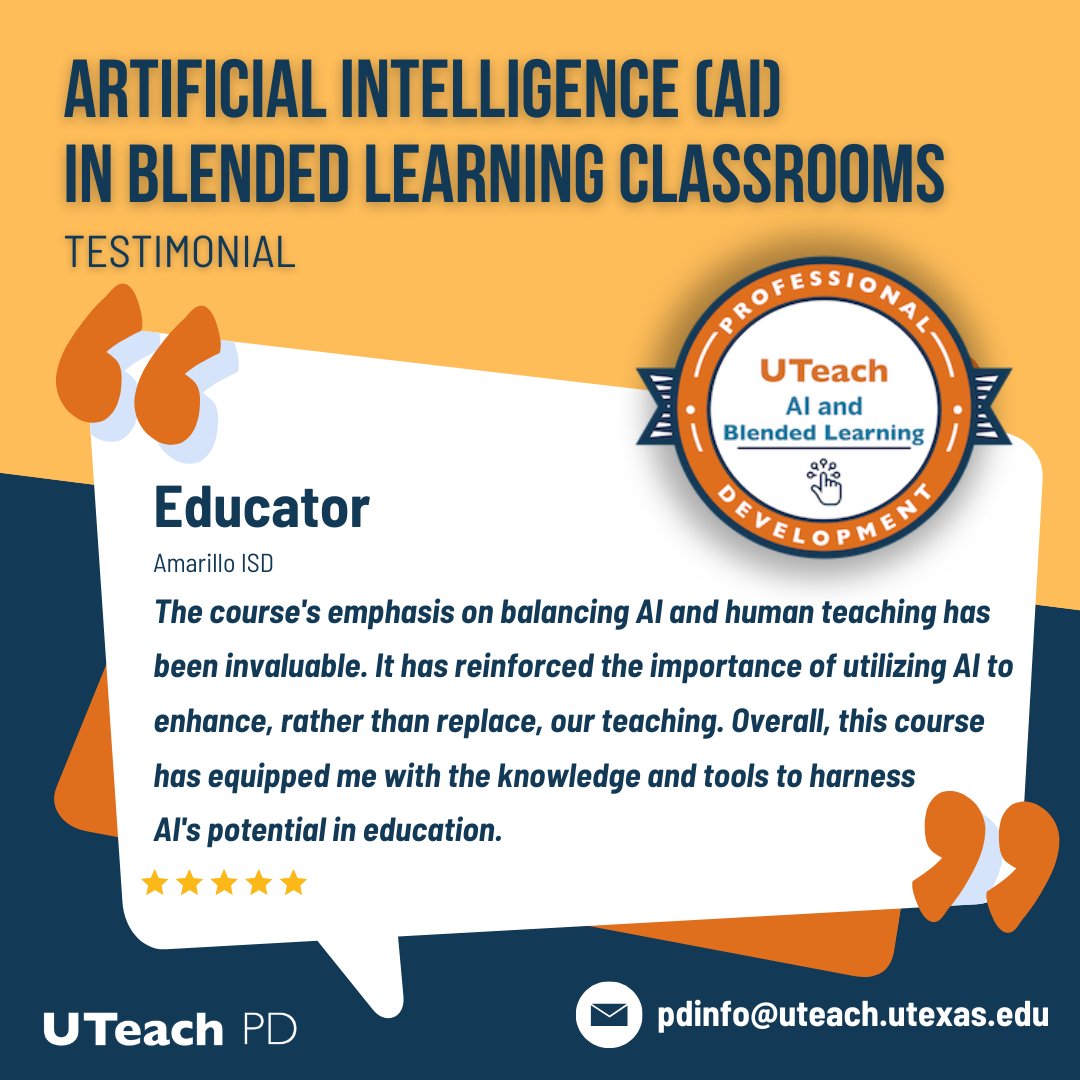 UTeachPD, The University of Texas at Austin tweet media