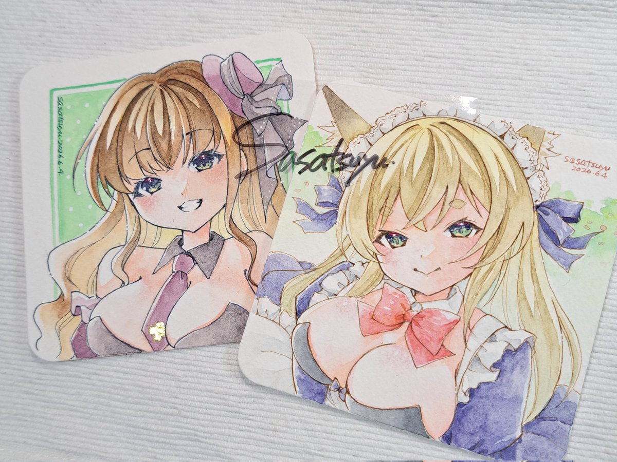 「#コミティア156 原画追加 今回サイズ別の価格設定を予定していましたが追加分は」|ささつゆ🦊5/5【COMITIA144】H28b📚5/6【A40】参加のイラスト
