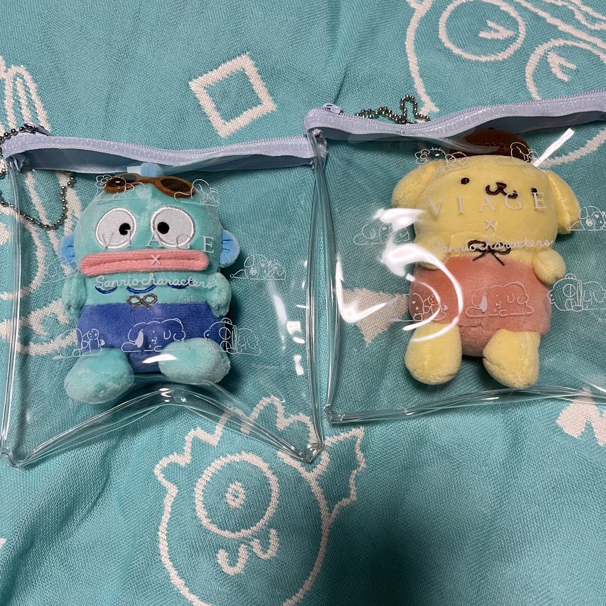 tubomi05's tweet photo. 今日のハンギョドン🩵🩵🩵
VIAGE✖️サンリオキャラクターズ
コラボ
付録でハンギョドンとポムポムプリンが当たりました😉
上下5セットにしといてよかったです✨
#VIAGE
#サンリオキャラクターズ
#ハンギョドン🩵🩵💖 https://t.co/6EVRT03lbq