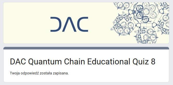 CryptoAltruista's tweet photo. #DAC Quiz 8 
🔗https://t.co/65gpzq5Mus
Odpowiedzi : B - A - B - B - D - A - C https://t.co/dqmLsW3oeE