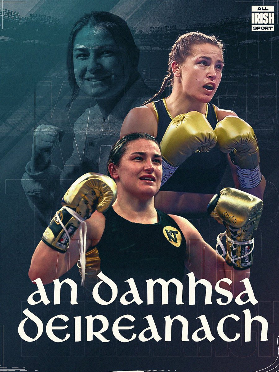 AllIrishSport's tweet photo. Katie Taylor at Croke Park - An Damhsa Deireanach! https://t.co/z3gzcNQyVD