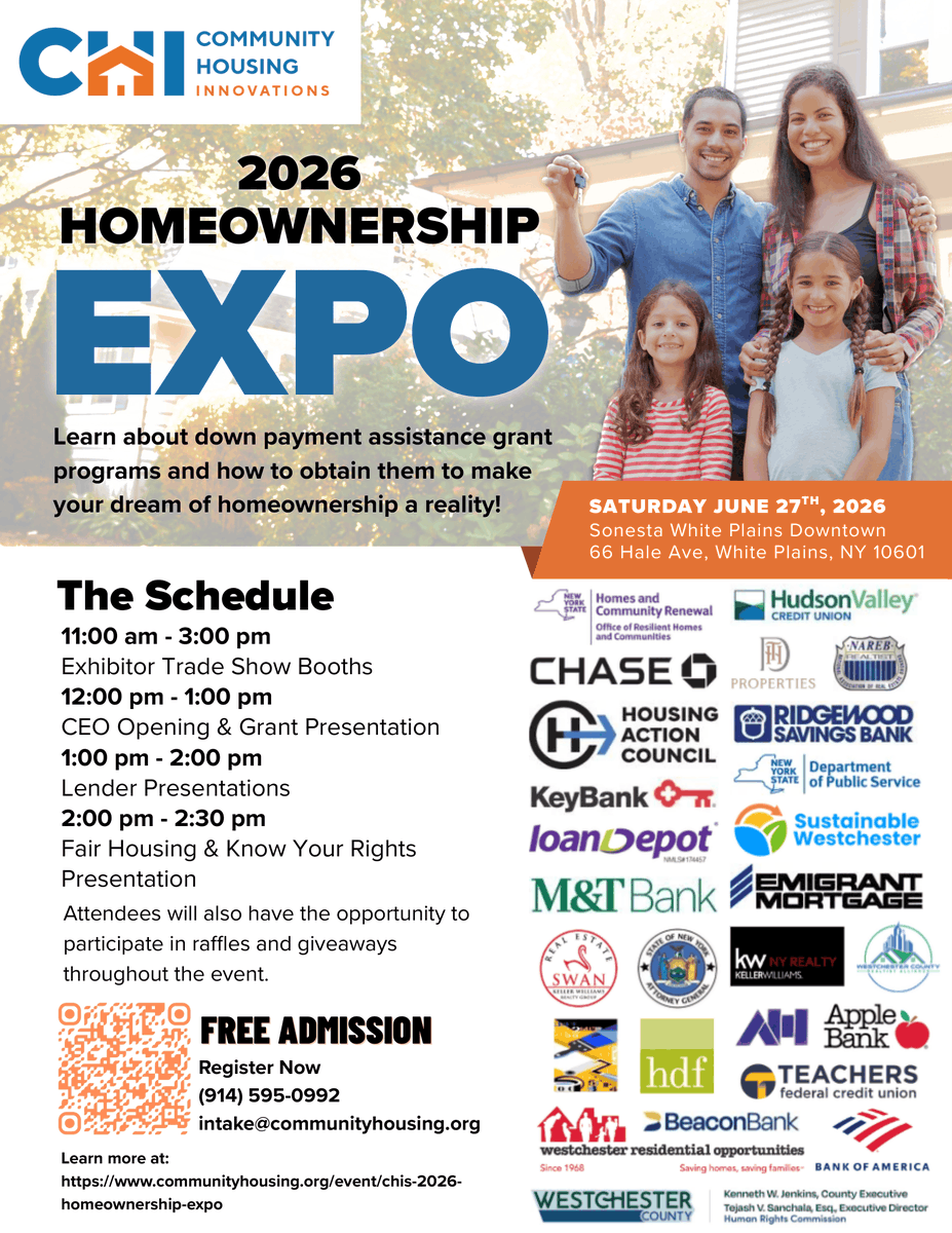 HDFCT's tweet photo. HDF will be at Community Housing Innovations' Homeownership Expo on Saturday, June 27th! Come learn about down payment assistance grant programs and how to obtain them to make your dream of homeownership a reality!

#AffordableHousing #HDF #Community #Homeownership https://t.co/mnzJqM6tdH