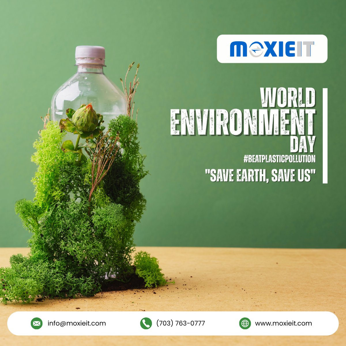 MoxieIT's tweet photo. World Environment Day
Technology for a Sustainable Future
Sustainability is no longer optional—it’s essential. On World Environment Day, MoxieIT highlights how technology can drive eco-friendly and efficient solutions. 

#WorldEnvironmentDay #Sustainability #GreenTech #MoxieIT https://t.co/CybdNnfdos