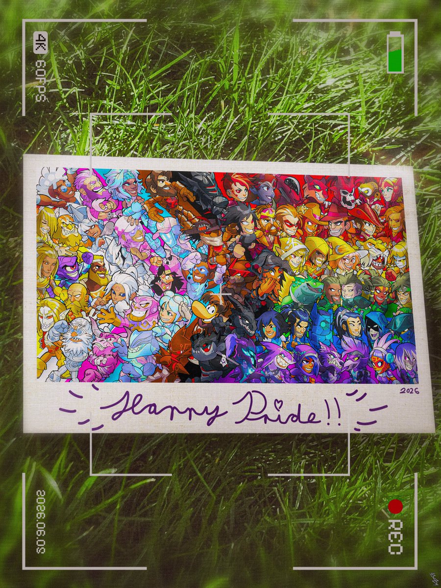 MrSzillaz's tweet photo. All for one, one for all! 🌈

#Brawlhalla #BrawlhallaArt #Pride https://t.co/zUzPMmEQzZ