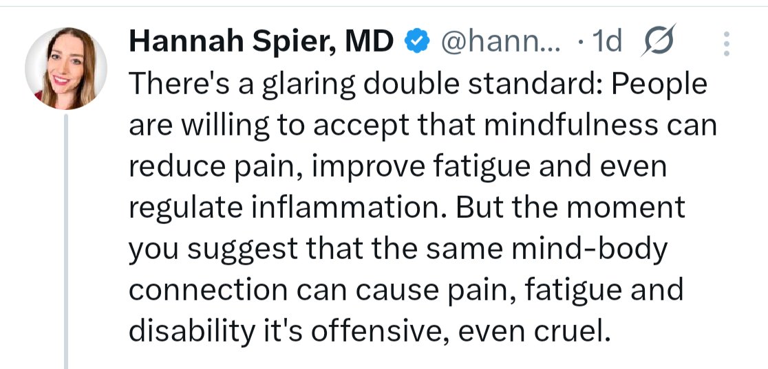 LongCovidAdvoc's tweet photo. ❌ This is an false assumption. There isn't a blanket acceptance on mindfulnesses in medicine. 

There are substantial issues contextually &amp; practically.

🔎 Investigated in our Cognitive therapies series: Mindfulness rebranded 

To know more 🖇️ 👇 https://t.co/11WichE7zc