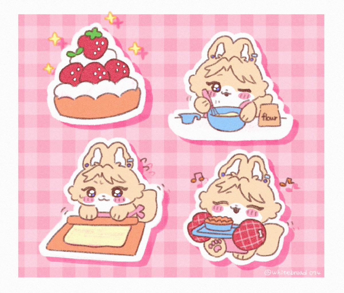 whitebread014's tweet photo. ♡きつねちゃんのお菓子作り♡ https://t.co/vunOL4Afqq