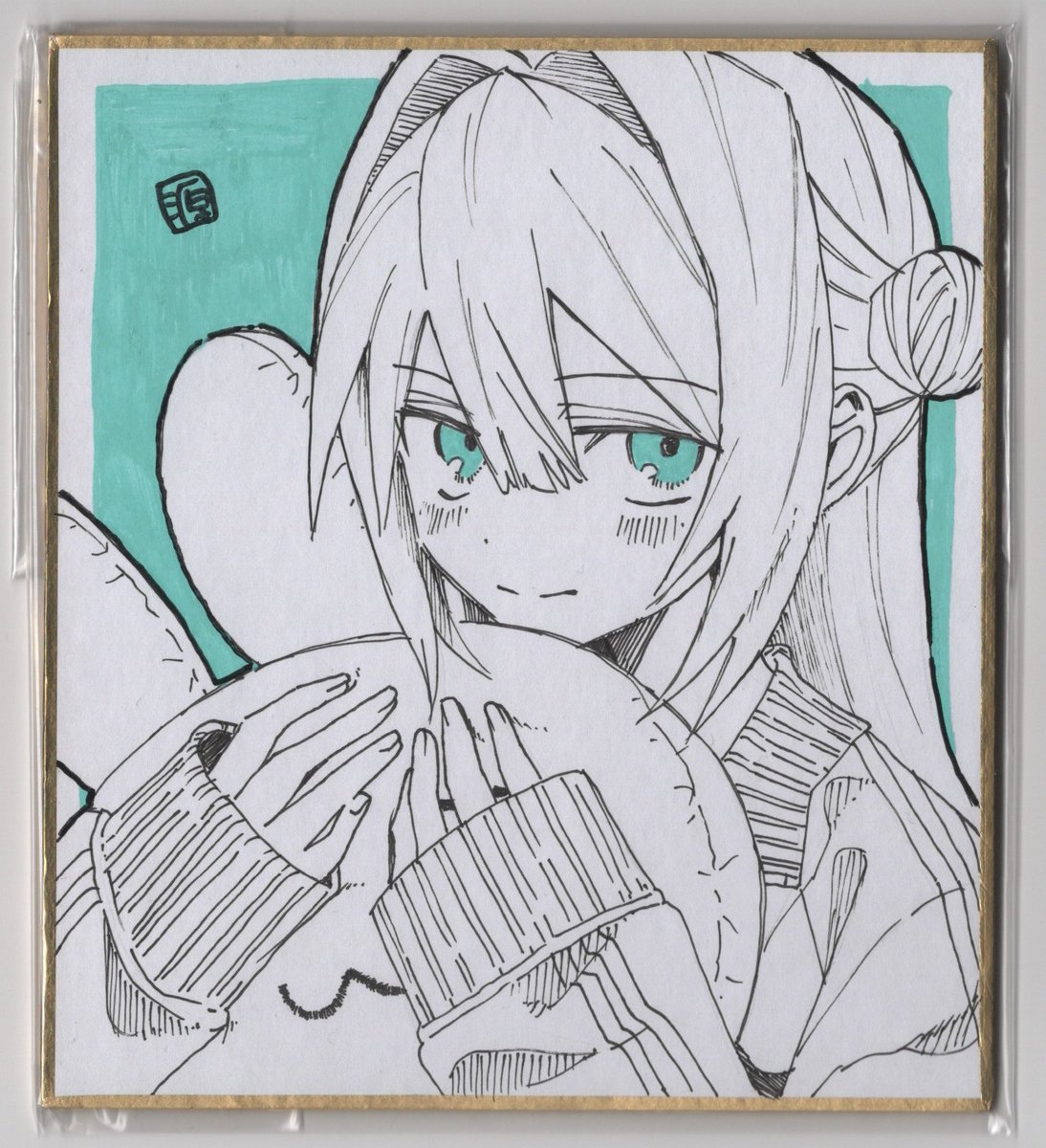 gen_nosukech's tweet photo. コミティア持っていく中くらいサイズの色紙はこの2枚！
#COMITIA156 https://t.co/Mydt36dtcI