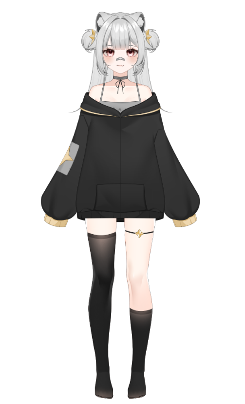 nyufie's tweet photo. Design vs Model 🤍
i love how art mama @tinyfrogie drew me!! https://t.co/YlffFcFMLK