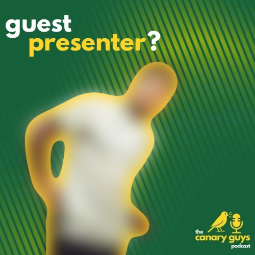CanaryGuysPod's tweet photo. Pod release day means two guests and two clues!

Our next guest is a cult Norwich hero who has made the city his home, and despite his birthplace being over 4,500 miles away, gave his all to win the #NCFC fans hearts!

Who could it be?

#TheCanaryGuys https://t.co/fZzI3d7go9
