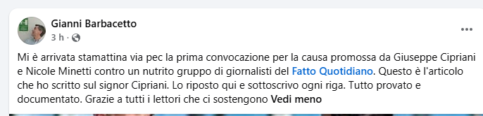 Moonlightshad1's tweet photo. "Questo è l'articolo che ho scritto sul signor Cipriani. Lo riposto qui e sottoscrivo ogni riga. Tutto provato e documentato".
➡️https://t.co/J8eNLb44OV https://t.co/4kfpBk5Qx3