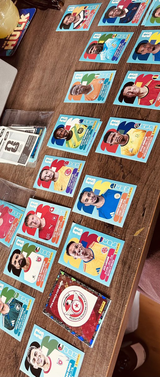 ross11ross's tweet photo. How’s your Fri going? Mine was shite until this
#WorldCup #gotgotneed #swaps #panini https://t.co/od9ou2Cdy3