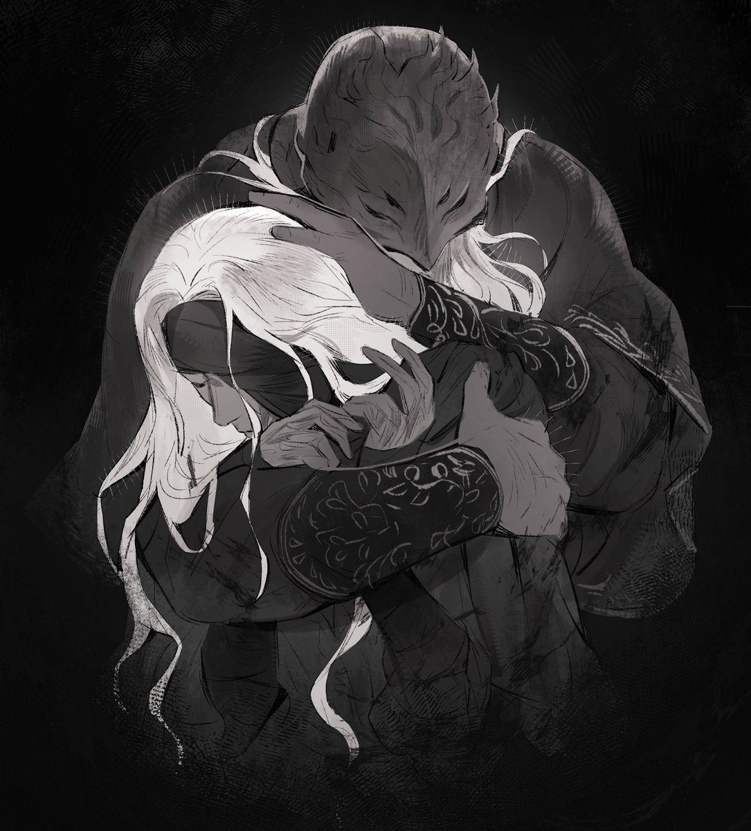 littlekhada7's tweet photo. Sir Ansbach and Faelle https://t.co/xiVg7Osvqb