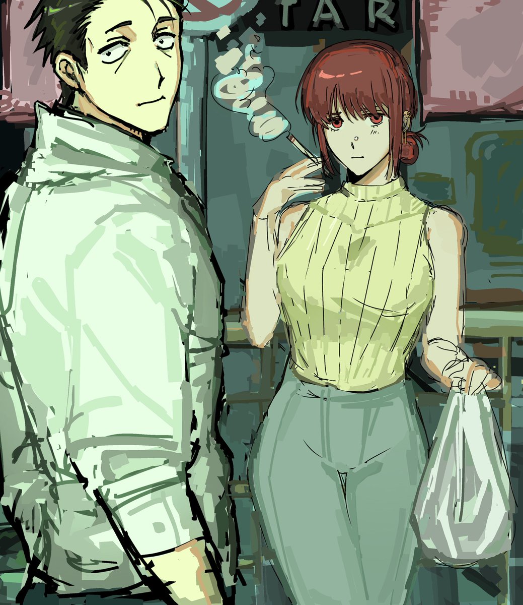 foshuo_XZ's tweet photo. #スーパーの裏でヤニ吸うふたり
^ ^ I like this kind of couple. https://t.co/naNmF5t7E8