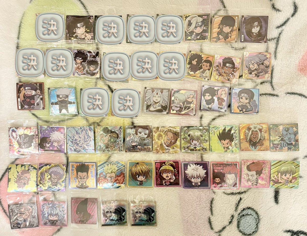 hydrangea_lovee's tweet photo. 【交換】NARUTO ナルト  ウエハース 呪術廻戦 鬼滅の刃 ハンターハンター ヒロアカ ドラゴンボール

譲：画像1~2

求：画像3~5を優先しておりますが、他のものも検討します◎固定ポストキャラも◎

優先順位があるため、お返事にお時間いただきます💦
お気軽にお声掛けください🌷 https://t.co/VSWENCPzJs