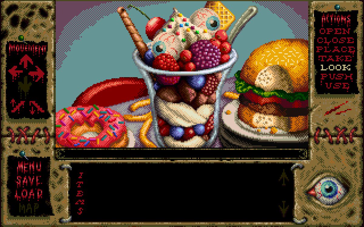 pixelapothecary's tweet photo. My game pictures #gamedev #pixelart #horrorgame https://t.co/wvakc8qxo8