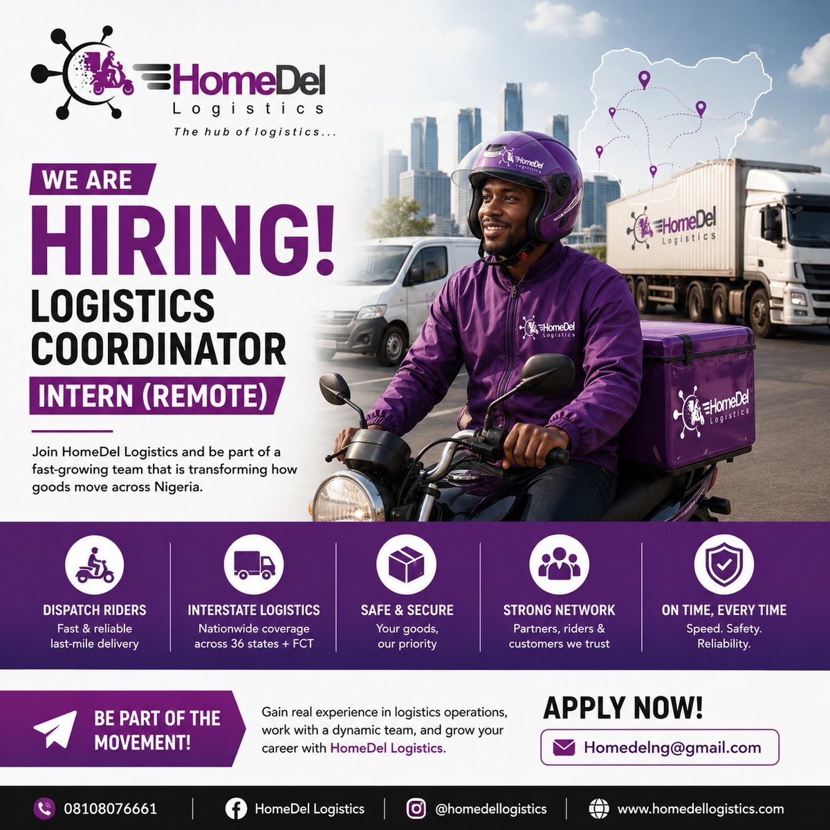 HomeDelNg's tweet photo. If you have interest in Transport Management, do reach out. https://t.co/IsbyvjgvlT