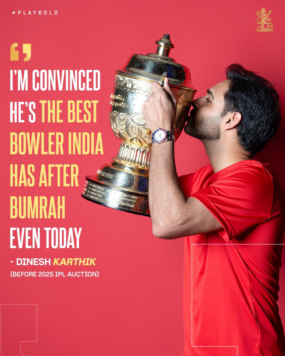 RCBTweets's tweet photo. DK said it. 🗣️
Bhuvi proved it. 💪

Every. Single. Day. For the last two-and-a-half months. ❤️‍🔥
Every. Single. Year. For the last 1️⃣5️⃣ years. 🫡

#PlayBold #ನಮ್ಮRCB #IPL2026 https://t.co/Y4A1MyXfNH