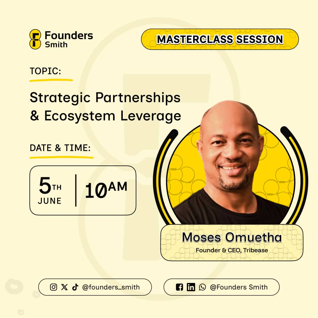 founders_smith's tweet photo. Growth rarely happens in isolation.
Today at the NextShift Accelerator Masterclass, founders are learnt  from Moses Omuetha on how strategic partnerships, strong networks, and ecosystem leverage can unlock opportunities, accelerate growth, and create sustainable businesses. https://t.co/m8n3Yeh1Ac