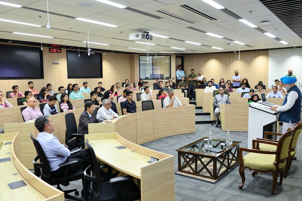 ISBedu's tweet photo. We were honoured to host Shri @SandhuTaranjitS, Hon'ble Lieutenant Governor of Delhi, at our Mohali campus today for an interactive session.

Drawing on his distinguished experience as India's Ambassador to the United States, he shared insights on India's growing influence on the global stage. He spoke about governance, public policy, economic growth, innovation, and international engagement, highlighting the opportunities and challenges shaping India's future.

During his visit, Shri Sandhu met with ISB faculty members and interacted with students, alumni, and staff. He offered valuable perspectives on leadership, diplomacy, and India's evolving role in a rapidly changing world.