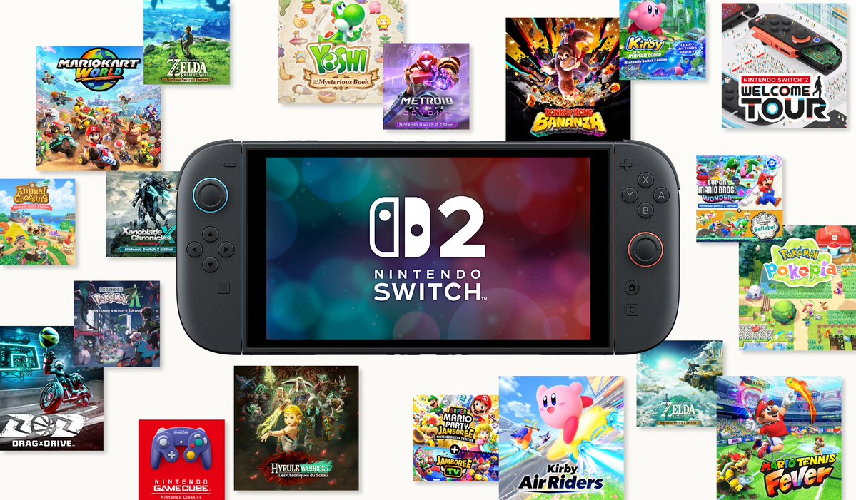 Noaxyn's tweet photo. 🎂 Joyeux premier anniversaire à la #NintendoSwitch2 https://t.co/epB8B60RY2