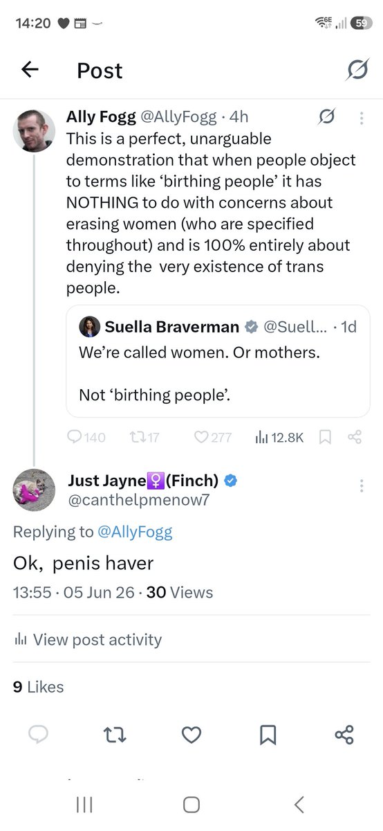 canthelpmenow7's tweet photo. Man has lot's to say about women. 

Man doesn't like it when women answer back. 

Man blocks me 
😂😂 https://t.co/gtDL0ay67Z