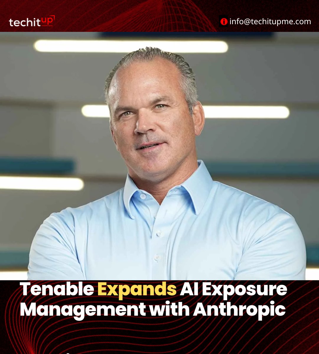 Techitup_me's tweet photo. Tenable, a leader in exposure management, has announced new AI initiatives with Anthropic to accelerate agentic capabilities across the Tenable One Exposure Management Platform, helping org. respond faster to a rapidly evolving cyber threat landscape.

https://t.co/F5prdHgTyO https://t.co/Ep6XkhCJu4