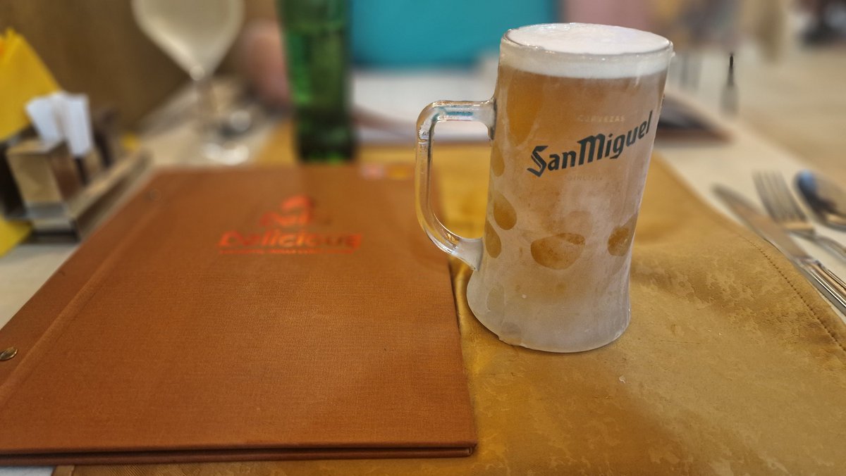 33encore's tweet photo. @PintsBeauty 😱 1.5 euro frosted beer at happy hour Lanzarote 😋 https://t.co/ZE2uW5CCnH