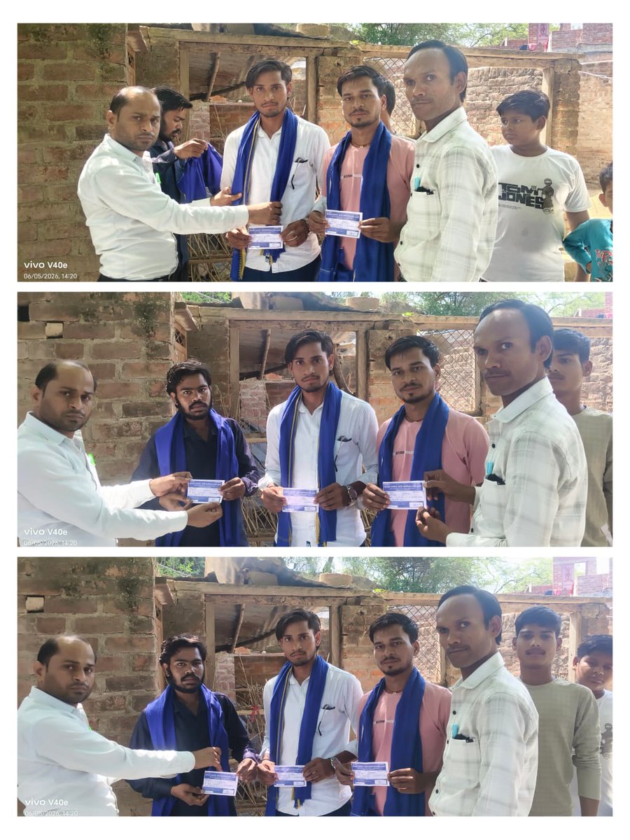 NarayanBauddh's tweet photo. आज 05 जून 2026 को विधानसभा भिण्ड में पंचायत टेंहनगुर 92 एवं 93 दिबियापुर डूंगरपुर खोड़न में बूथ एवं सेक्टर बनाने के लिए @AzadSamajParty की मेरे द्वारा समीक्षा बैठक ली गई।

जिसमें सभी साथियों ने आजाद समाज पार्टी में जुड़ कर महापुरुषों के मिशन को आगे बढ़ाने का संकल्प लिया। https://t.co/y2KVDKAnVo